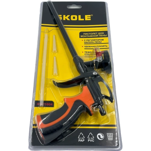 Пистолет тефлоновый для монтажа пены Skole (PMP) 066A с краном PMP1004 фото 4 Пистолет тефлоновый для монтажа пены Skole (PMP) 066A с краном PMP1004 фото 4