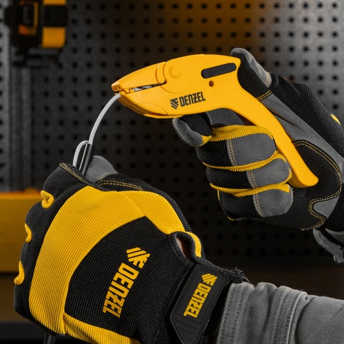 Щипцы для зачистки электропроводов, сечением 0,2-6 мм2, функция обрезания проводов Denzel фото 8