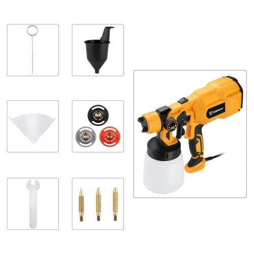 Электрический краскопульт DEKO DKSG55K1 HVLP 018-1043 фото 5