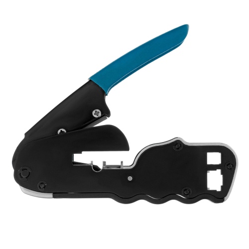 Клещи для обжима телефонных и компьютерных клемм RJ45, 8P и RJ11/12, 6P, компактный размер, CAT5 Gross фото 6