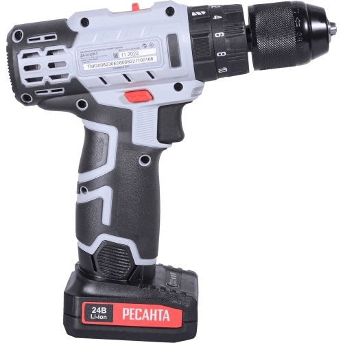 Аккумуляторная дрель-шуруповерт Ресанта ДА-24-2ЛК-У 75/14/8 фото 5