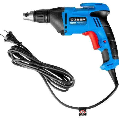 Сетевой шуруповерт ЗУБР Профессионал 550 Вт ЗСШ-550-45 фото 9 Сетевой шуруповерт ЗУБР Профессионал 550 Вт ЗСШ-550-45 фото 9