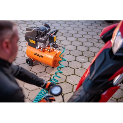 Компрессор воздушный Villager VAT 24 L 007584 фото 3