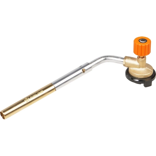 Горелка газовая Airline на цанговый баллон, ручн.поджиг, поворотное сопло D12x130мм, латунный клапан ADGT002 фото 4