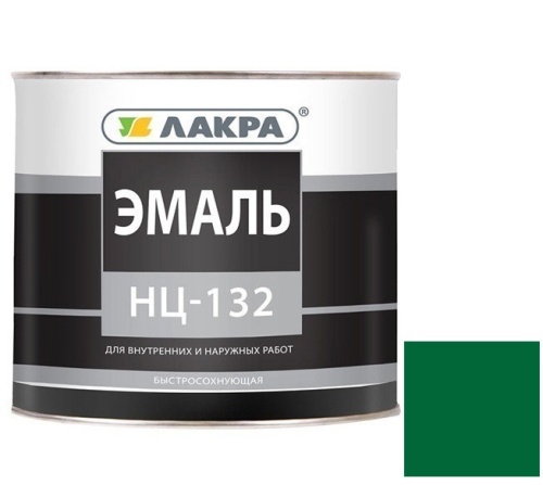 Эмаль Лакра НЦ-132 глянцевая зеленая 1,7 кг Эмаль Лакра НЦ-132 глянцевая зеленая 1,7 кг