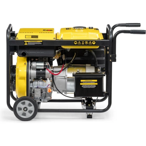 Генератор дизельный CHAMPIOND G6501E-3 400В 6,2/6,8 кВА 8,9 лс, 12,5 л, 12V эл.стартер, колеса, счетчик VIDG6501E-3 фото 6