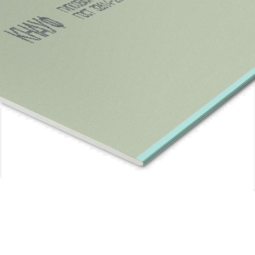 Гипсокартон ГКЛВ Knauf ГСП-Н3 ПЛУК влагостойкий 2000х1200х12,5 мм фото 3