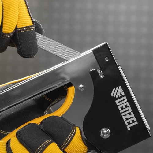 Степлер металлический Denzel скобы в комплекте, плавная регулировка удара, 2К рукоятка, тип 53, 4-14 мм 40223 фото 8 Степлер металлический Denzel скобы в комплекте, плавная регулировка удара, 2К рукоятка, тип 53, 4-14 мм 40223 фото 8