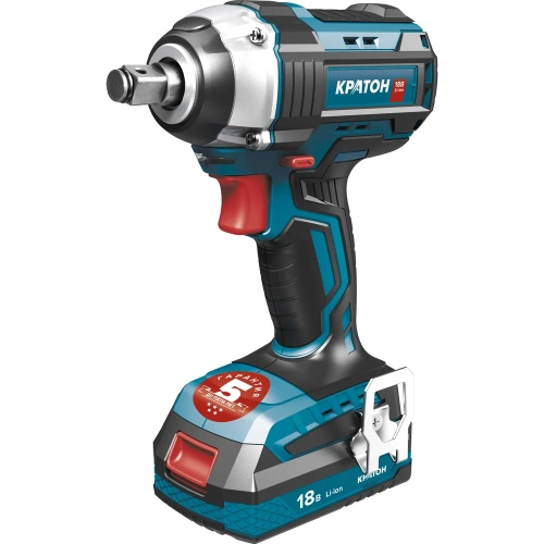 Гайковерт аккумуляторный ударный бесщеточный Кратон BIW18CD-300N-OFA SET (АКБ 4,0А·ч; ЗУ + кейс) 3 11 01 076 фото 3 Гайковерт аккумуляторный ударный бесщеточный Кратон BIW18CD-300N-OFA SET (АКБ 4,0А·ч; ЗУ + кейс) 3 11 01 076 фото 3