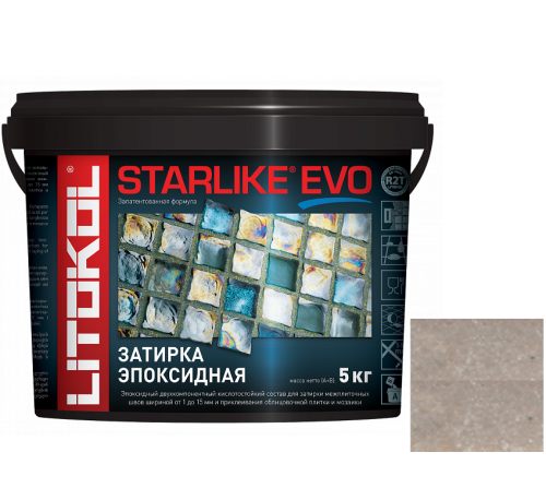 Затирка эпоксидная для швов Litokol Starlike Evo S.113 Neutro 5 кг