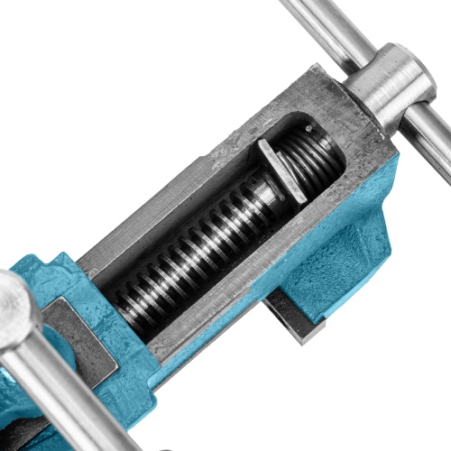 Тиски слесарные, 63 мм, крепление для стола, винтовой зажим (Глазов) фото 16