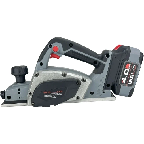 Аккумуляторный бесщеточный рубанок Profipower MDKP-18V (Li-ion-1шт, 4.0Ач, З/У, в коробке) E0152