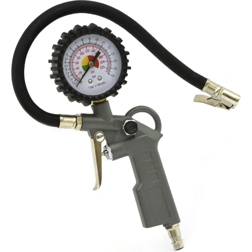 Пневматический набор Pegas pneumatic 5 предметов: краскораспылитель, пистолет для подкачки шин, продувочный и моющий пистолет 2801 фото 3