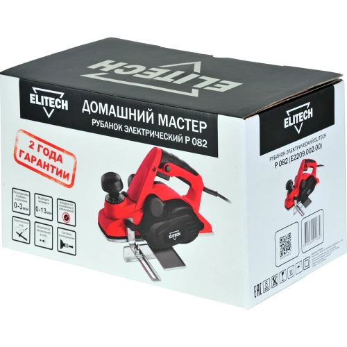 Рубанок Elitech Р 082 (E2209.002.00) ДМ 202423 фото 6 Рубанок Elitech Р 082 (E2209.002.00) ДМ 202423 фото 6