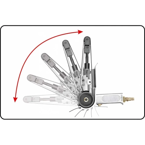 Ленточная пневмошлифмашина YATO 20x520мм YT-09742 фото 6