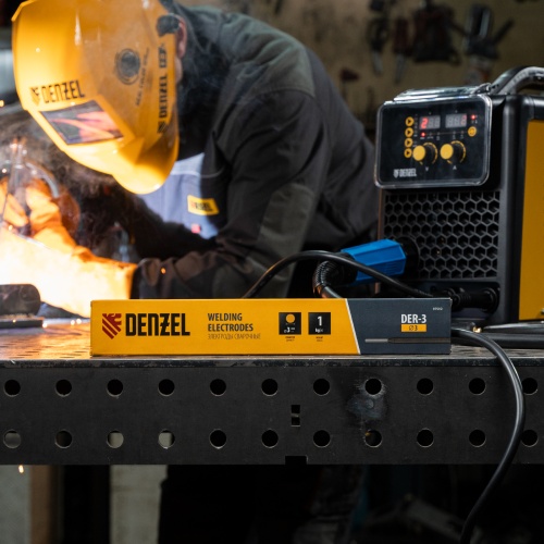 Электроды DER-3, диам. 3 мм, 1 кг, рутиловое покрытие Denzel фото 8