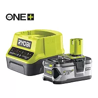 Набор Ryobi ONE+ RC18120-140 5133003360 аккумулятор (18 В; 4.0 A*ч; Li-Ion) и зарядное устройство RC18120