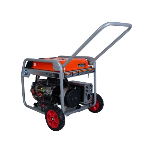 Бензиновый генератор TOR KM6500H 5,0кВт 220В 27л с электростартером и колесами 1018117 фото 6