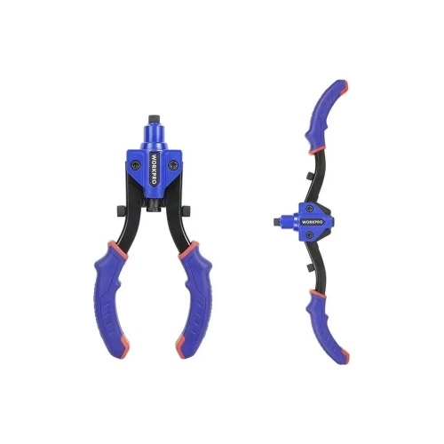 Заклепочник двуручный для тяжелых работ WORKPRO 5-в-1 250мм WP225004 фото 3 Заклепочник двуручный для тяжелых работ WORKPRO 5-в-1 250мм WP225004 фото 3