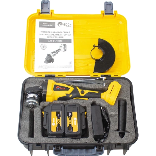 Шлифовальная угловая машина EDON AAG-21/125BL 25093 фото 4
