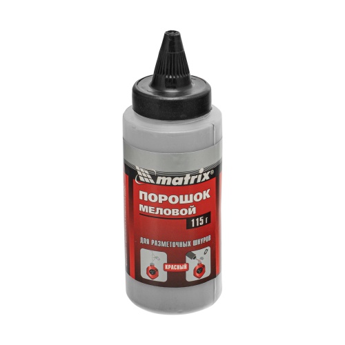 Шнур разметочный в пластмассовом обрезиненном корпусе, порошок красный Matrix фото 10