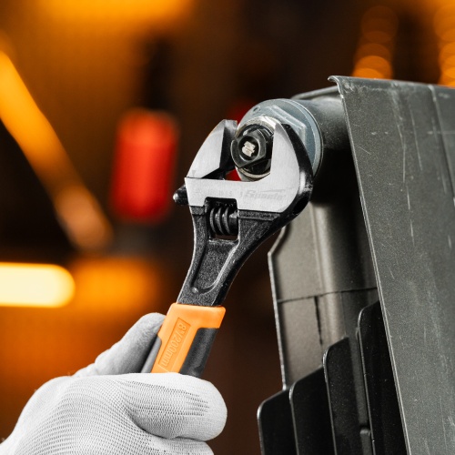 Ключ разводной, 200 мм, двухкомпонентная рукоятка Sparta фото 10