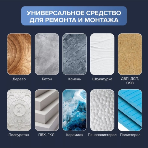 Клей ТЕХНОНИКОЛЬ MASTER универсальный акриловый, белый, 280 мл, 12 шт фото 3