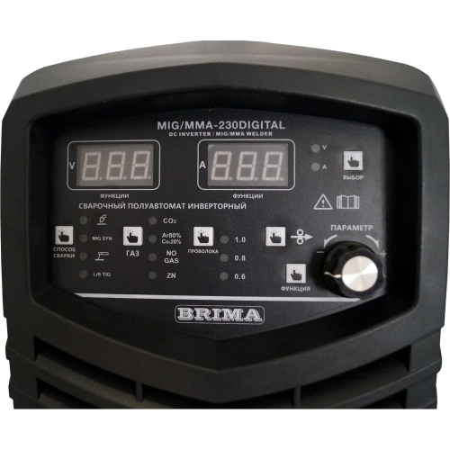 Полуавтомат Brima MIG/MMA-230 220В DIGITAL БП-00000595 фото 8 Полуавтомат Brima MIG/MMA-230 220В DIGITAL БП-00000595 фото 8