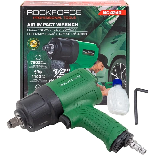 Гайковерт пневматический ударный Rockforce 1/2, 1100Нм RF-NC-4240(61576)