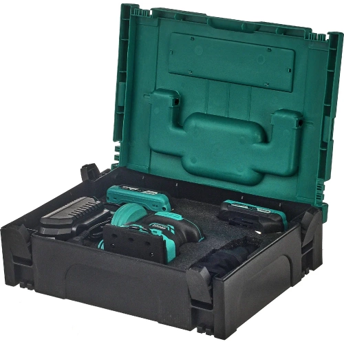 Аккумуляторная бесщеточная эксцентриковая шлифовальная машина MINLI 110x100mm Li-ion 18Vx2 DC701-2.0A фото 6