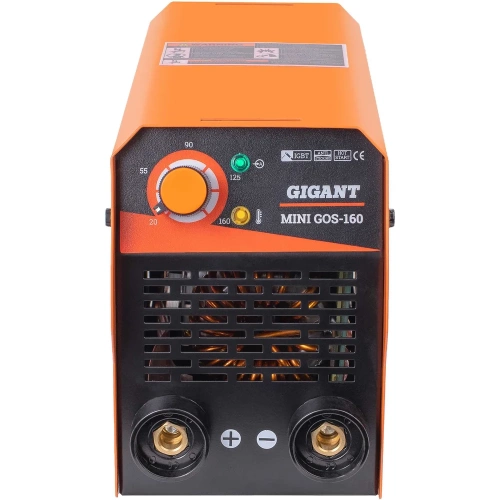 Сварочный инвертор (160 А; кабель 1.5+1.35 м; ПВ 60%) Gigant MMA MINI GOS-160 фото 7 Сварочный инвертор (160 А; кабель 1.5+1.35 м; ПВ 60%) Gigant MMA MINI GOS-160 фото 7