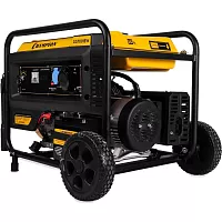 Генератор Champion GG7001EW (6,8/7,5кВт OHV 17лс 25л 88кг эл.старт колеса)