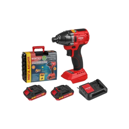 Ударный аккумуляторный шуруповерт-винтоверт WORTEX CWR 0118 ALL1 0329286 Ударный аккумуляторный шуруповерт-винтоверт WORTEX CWR 0118 ALL1 0329286