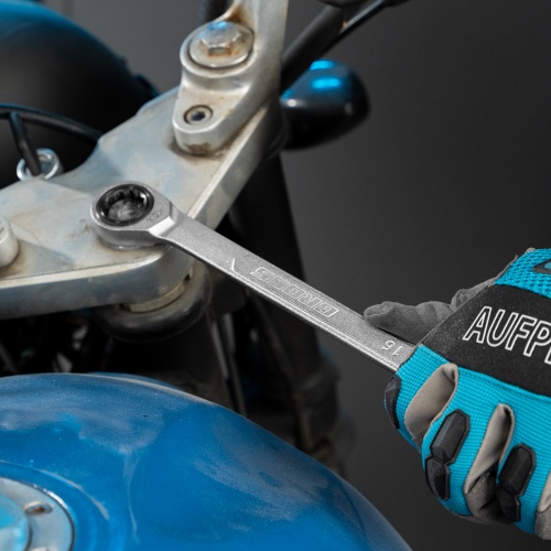 Ключ комбинированный трещоточный, 16 мм, количество зубьев 100 Gross фото 6