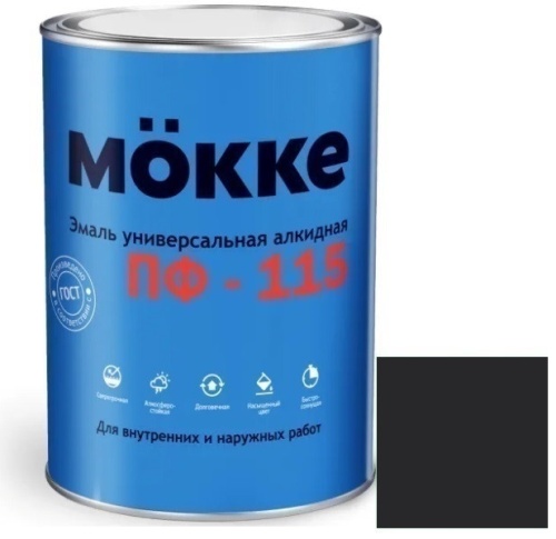Эмаль алкидная Mokke ПФ-115 серая 20 кг