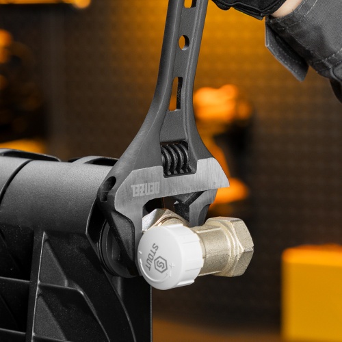 Ключ разводной, 300 мм, CrV, кованый Denzel фото 10