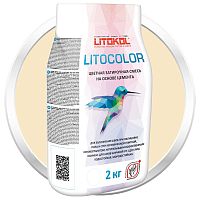 Смесь затирочная цементная для швов Litokol Litocolor L.21 светло-бежевая 2 кг