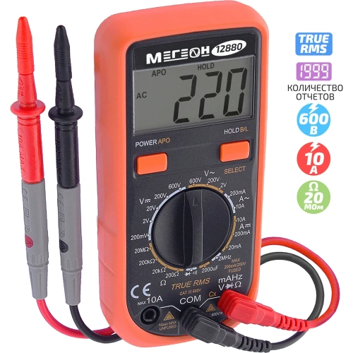 Мультиметр МЕГЕОН 12880 к0000010931 фото 4 Мультиметр МЕГЕОН 12880 к0000010931 фото 4