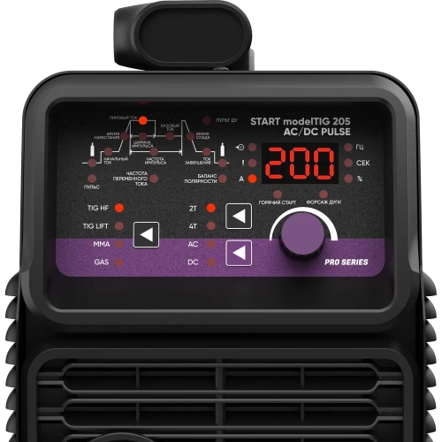 Установка аргонодуговой сварки START 205 modelTIG AC/DC TIG PULSE 3W205AP фото 4 Установка аргонодуговой сварки START 205 modelTIG AC/DC TIG PULSE 3W205AP фото 4