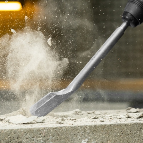 Зубило канальное, 14 х 22 х 250 мм, 40Cr, SDS PLUS Denzel фото 7