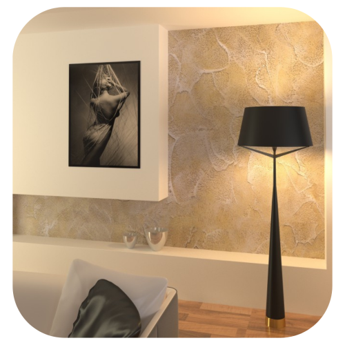 Штукатурка декоративная VGT Gallery Барельеф фактурная с волокнами целлюлозы 6 кг фото 6