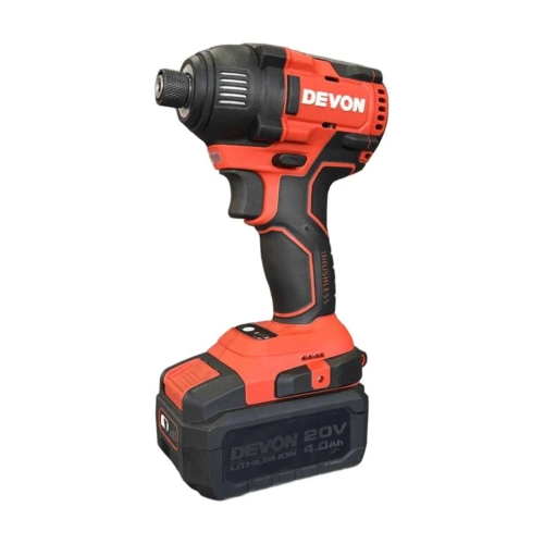 Аккумуляторный ударный винтовёрт DEVON 2 АКБ 4 Ач, З/У, сумка 5733-Li-20H-SET фото 3 Аккумуляторный ударный винтовёрт DEVON 2 АКБ 4 Ач, З/У, сумка 5733-Li-20H-SET фото 3
