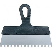 Шпатель фасадный Biber 35216 250 мм зуб 8х8 мм