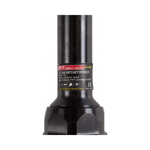 Пневматическая удлиненная трещотка MIGHTY SEVEN 1/2", 95 Нм, NE-4305 фото 6