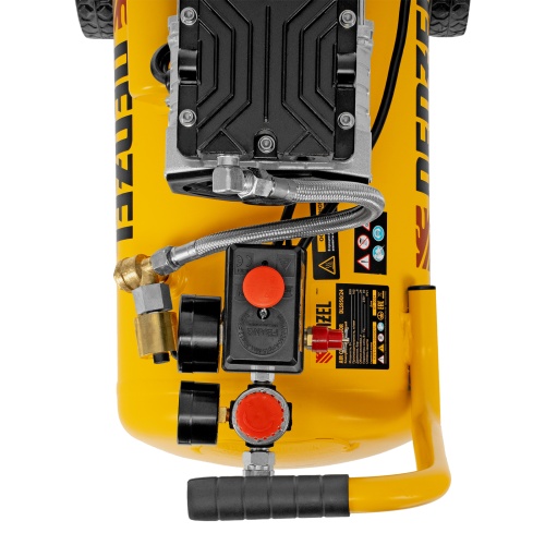 Компрессор DLS950/24 безмаслянный малошумный 950 Вт, 165 л/мин, ресивер 24 л Denzel фото 19