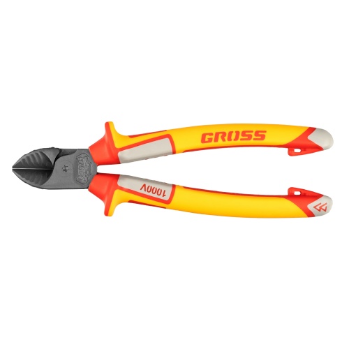 Бокорезы, диэлектрические рукоятки, до 1000 В, трехкомпонентные рукоятки, 180 мм Gross фото 5