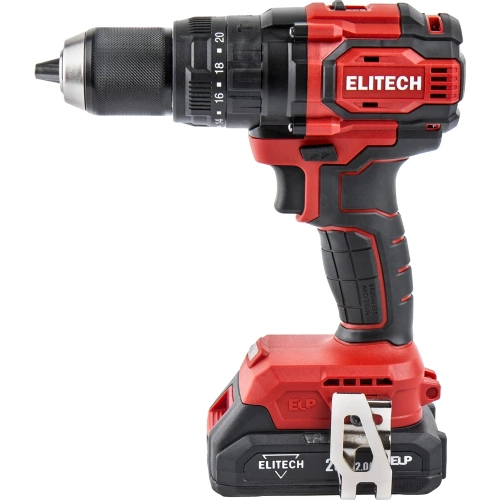 Дрель аккумуляторная Elitech ДА 20УБЛ2 (E2201.047.01) 205679 фото 3 Дрель аккумуляторная Elitech ДА 20УБЛ2 (E2201.047.01) 205679 фото 3