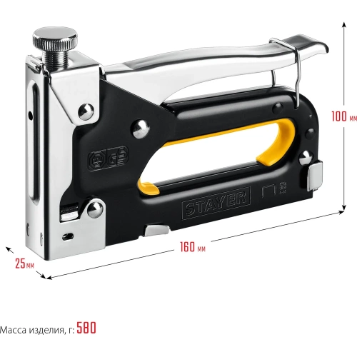 Cтальной cтеплер STAYER Max-53 тип 53 31501_z01 фото 8
