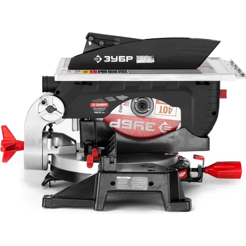 Торцовочная комбинированная пила ЗУБР ЗПТК-255-1800 фото 9