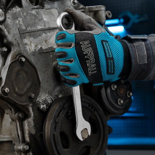 Ключ комбинированный трещоточный, 18 мм, количество зубьев 100 Gross фото 6